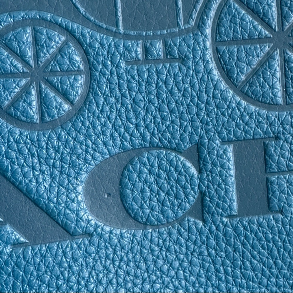 Coach Jes Tote Horse and Carriage Leather Silver Blue Jay 1896 - Picture 17 of 17